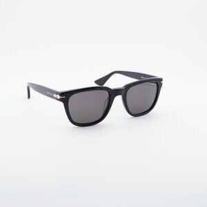 Montblanc MB0302S 001 Sunglasses Black Square Frame, Grey Lenses